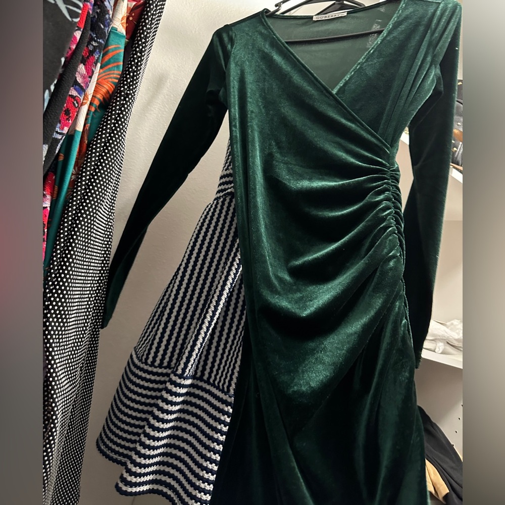Guberry Dark green dress - Picture 4 of 4